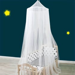 foldable bed canopy mosquito net with hanging hook and soft mesh