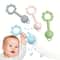 2in1 Silicone Rattle And Teether Ring For Babies 1