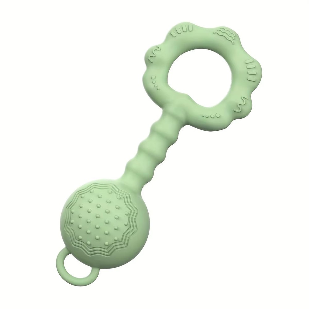 2in1 Silicone Rattle And Teether Ring For Babies 6