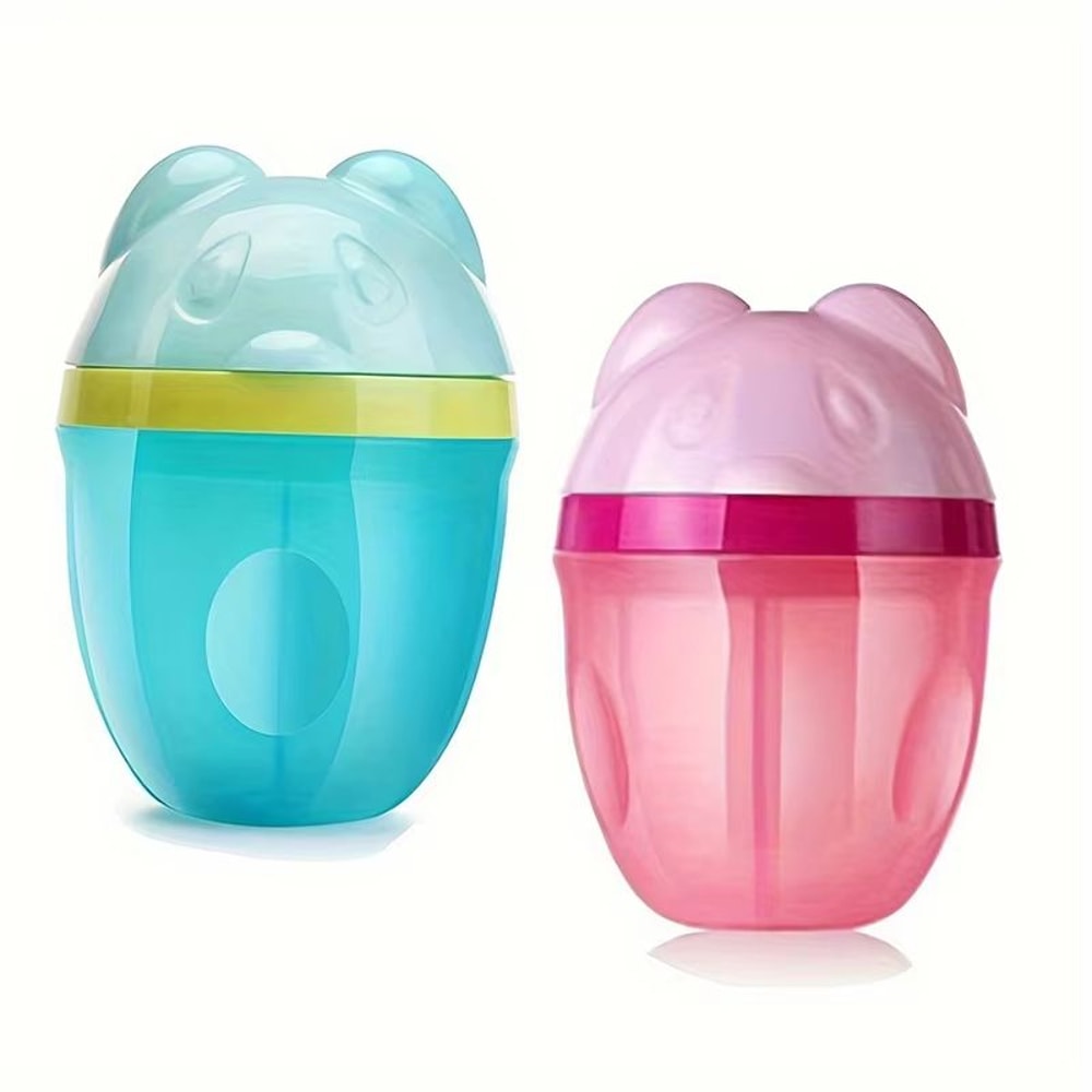 Rotating 3Compartment Baby Formula Dispenser Travel Snack Container 8