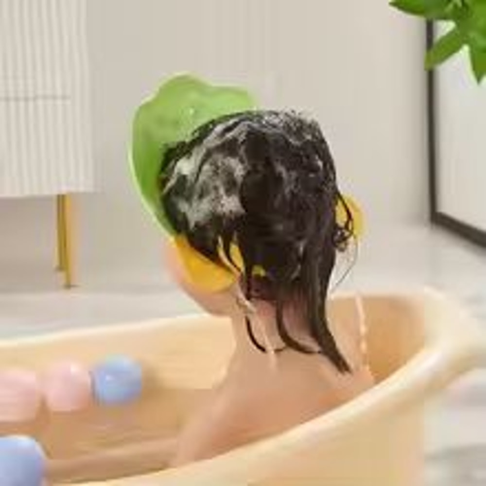 Adjustable Baby Shower Cap Bath Visor Shield Sea Lion Design 4