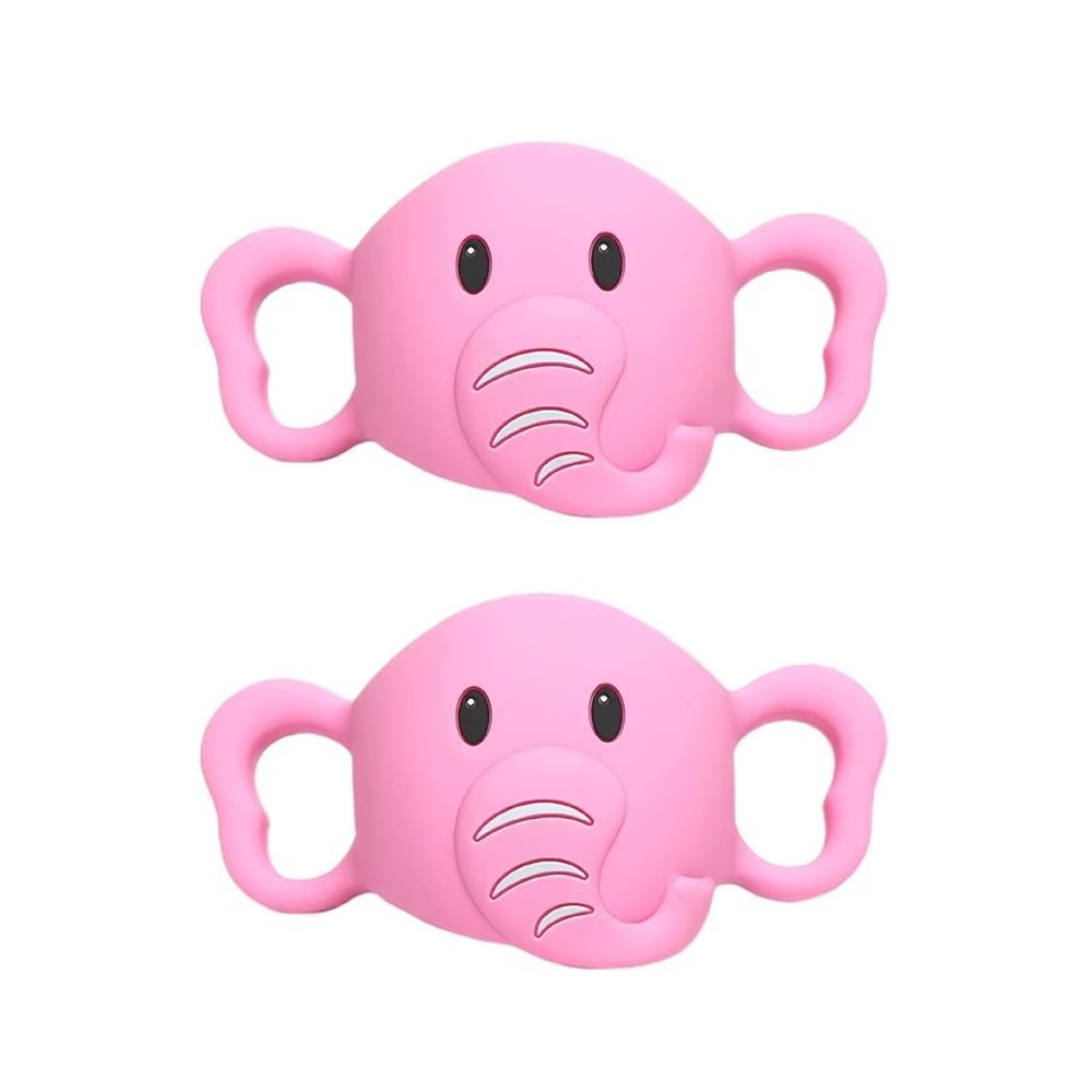 Silicone Handle Sleeve For Baby Bottle Soft Elastic Daily Use Feeding Accessory 5