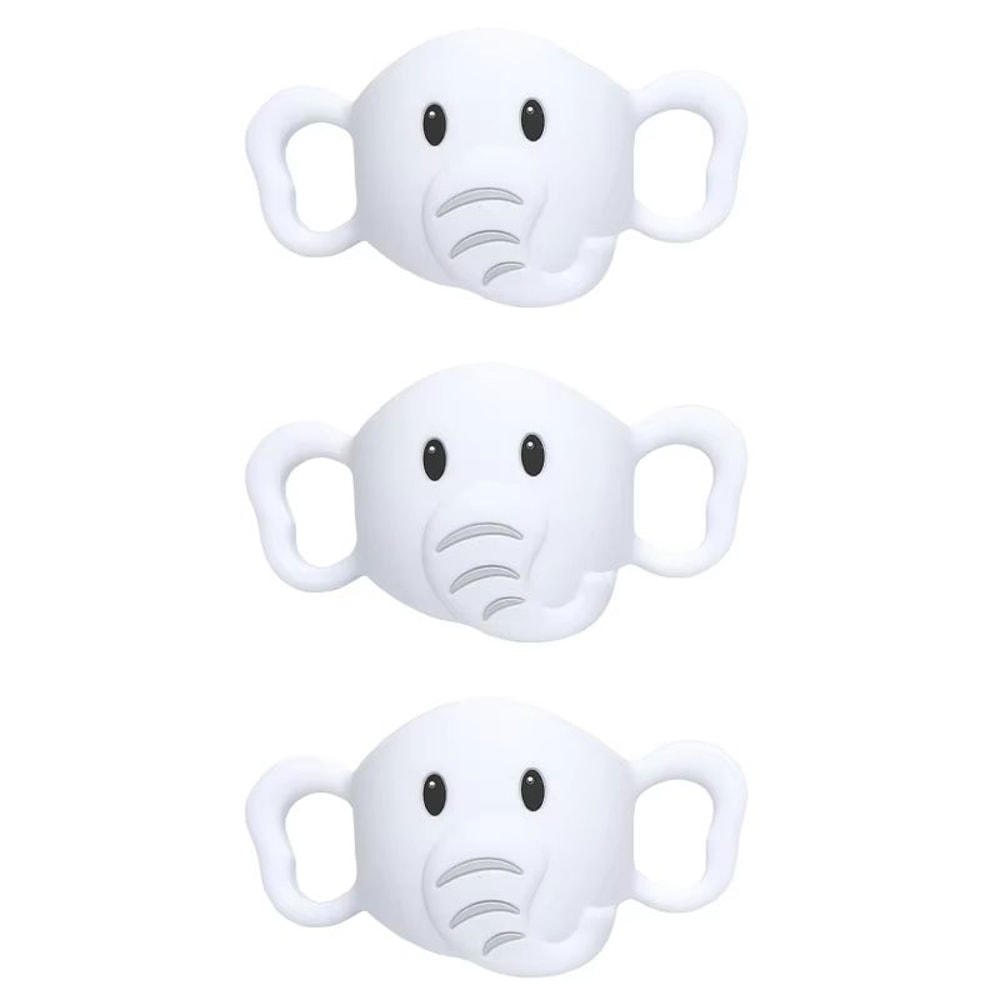 Silicone Handle Sleeve For Baby Bottle Soft Elastic Daily Use Feeding Accessory 16