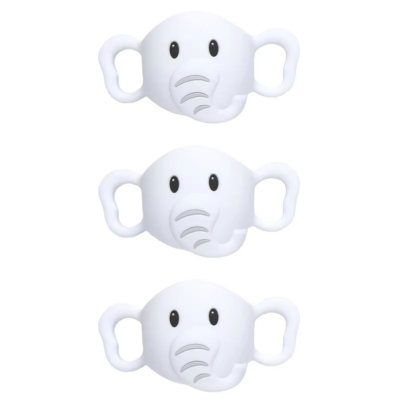 Silicone Handle Sleeve For Baby Bottle Soft Elastic Daily Use Feeding Accessory 16