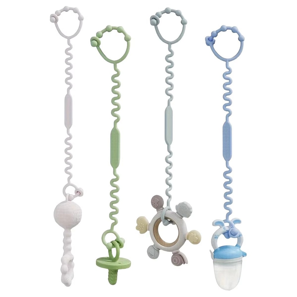 Baby Adjustable Silicone Pacifier And Bottle Chain Holder 1pc4pcs Set 10