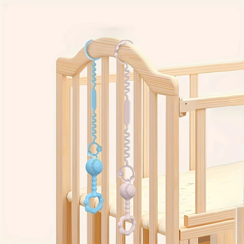 Baby Adjustable Silicone Pacifier And Bottle Chain Holder 1pc4pcs Set 3