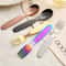 304 Stainless Steel Portable Cutlery Set With Case Vintage Outdoor Spoon And Fork 3pcs 2
