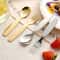 304 Stainless Steel Portable Cutlery Set With Case Vintage Outdoor Spoon And Fork 3pcs 4