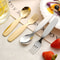 304 Stainless Steel Portable Cutlery Set With Case Vintage Outdoor Spoon And Fork 3pcs 4