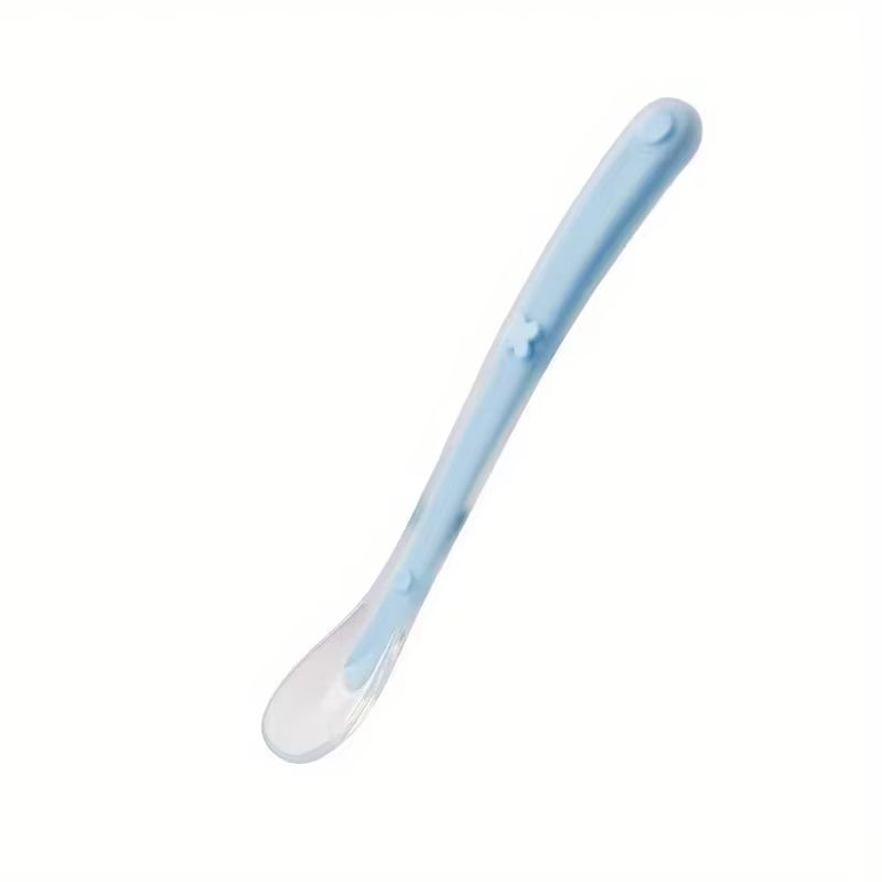 SoftTouch Silicone Baby Feeding Spoon With Matte Surface Safe Training Tableware 6