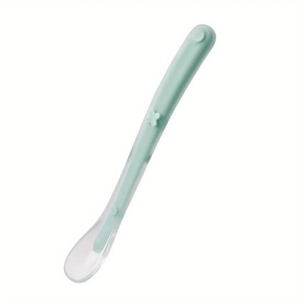 SoftTouch Silicone Baby Feeding Spoon With Matte Surface Safe Training Tableware 7