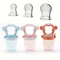 4Piece MonkeyShape Baby Fruit Feeder Set With EasyHandle Ring And 3 Silicone Mesh Bags SML 1