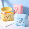 Cute Cat Locking Baby Formula Container With Spoon Portable Snack Box 0