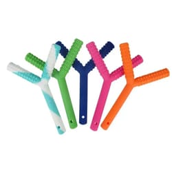 silicone sensory chew tube oral motor trainer, kids teeth massager for calm and focus