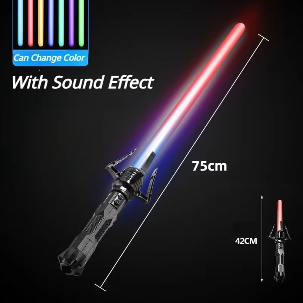 GalacticBlade Telescopic RGB Light Saber Toy For Kids 11