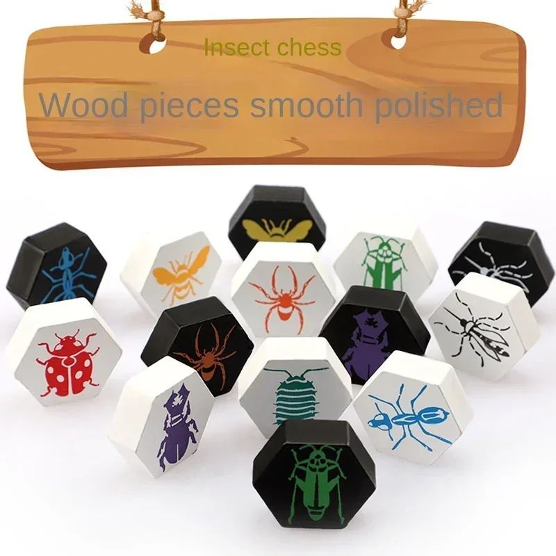 FamilyFun Hive Wooden Board Game For 2 Players 1