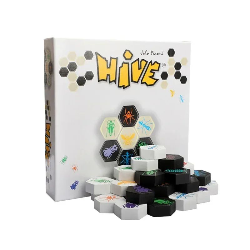 FamilyFun Hive Wooden Board Game For 2 Players 4