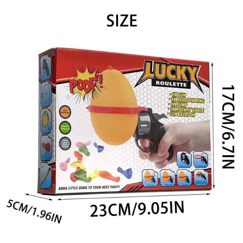 PartyBlast Russian Roulette Balloon Surprise Game Set 5