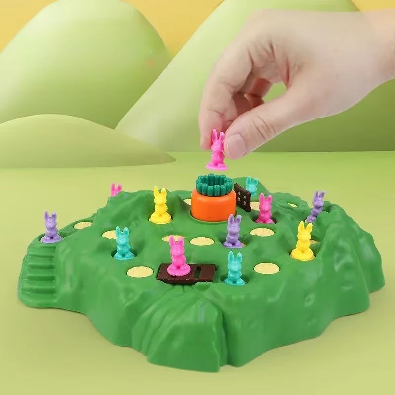 BunnyBurrow Carrot Trap Defense Table Board Game For Kids And Families 1