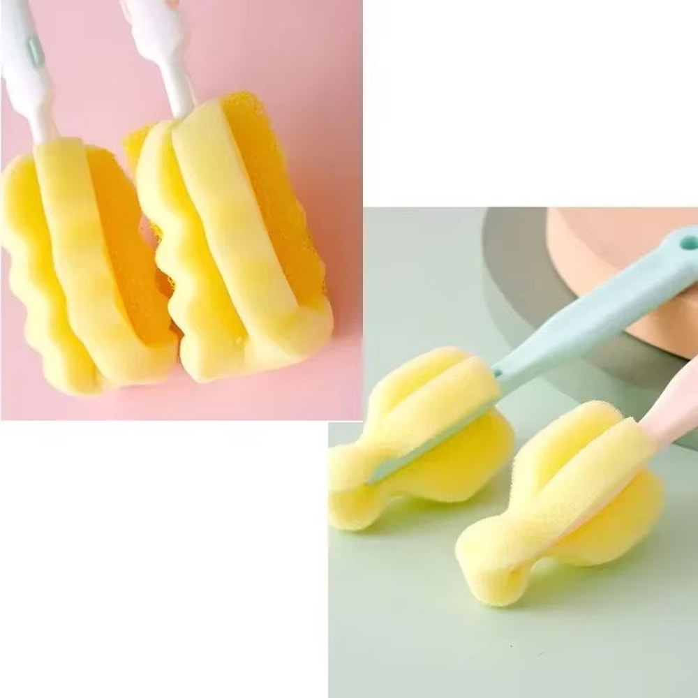 CleanEase 3Piece Baby Bottle And Pacifier Cleaning Brush Set 3