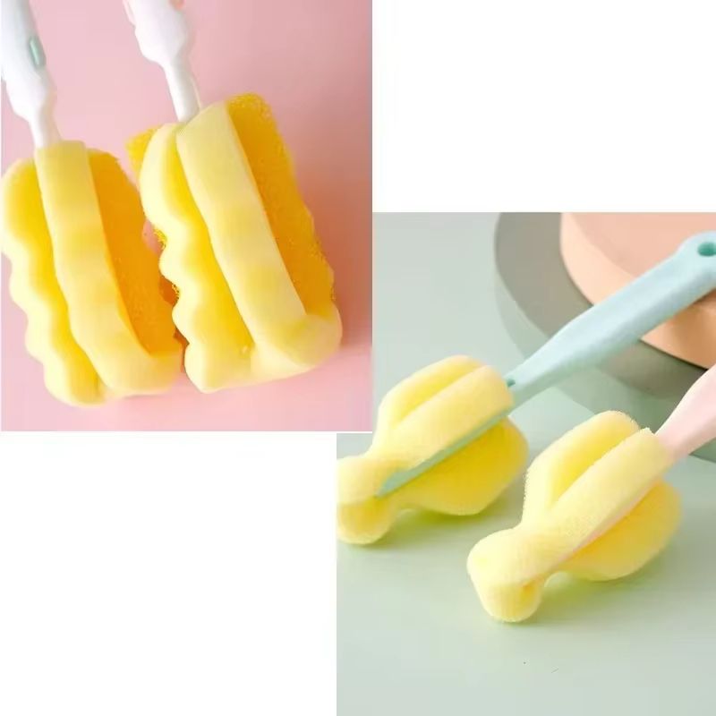 CleanEase 3Piece Baby Bottle And Pacifier Cleaning Brush Set 3