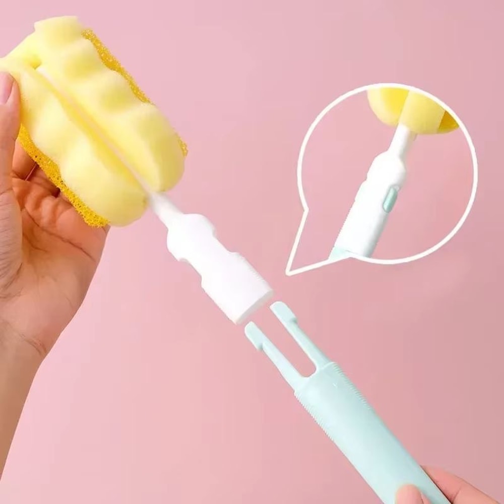 CleanEase 3Piece Baby Bottle And Pacifier Cleaning Brush Set 4