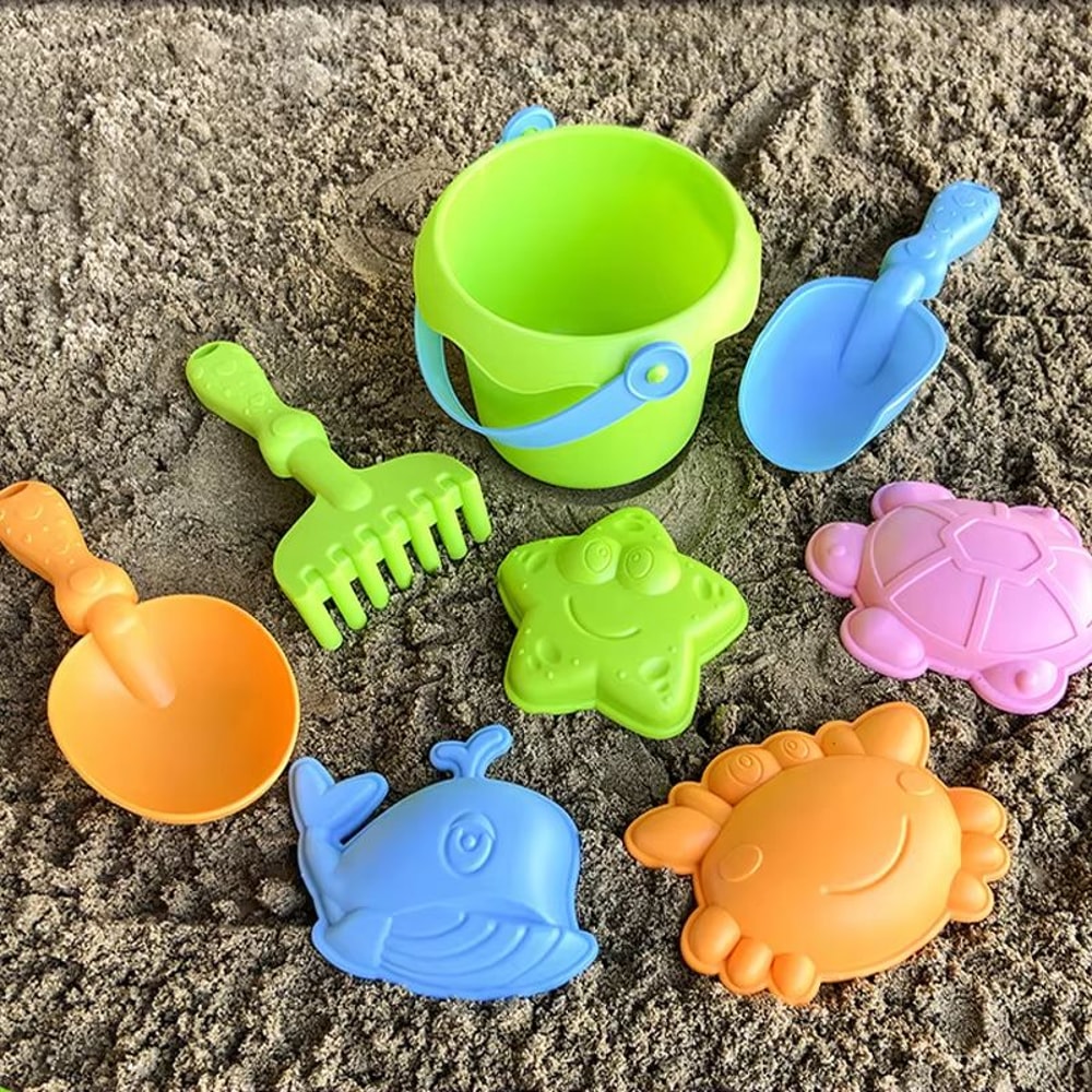 SunPlay Childrens Beach Toy Set With Shovel And Bucket 4