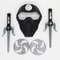 NinjaStrike Kids Ninja Costume Toy Set With Daggers And Darts 1