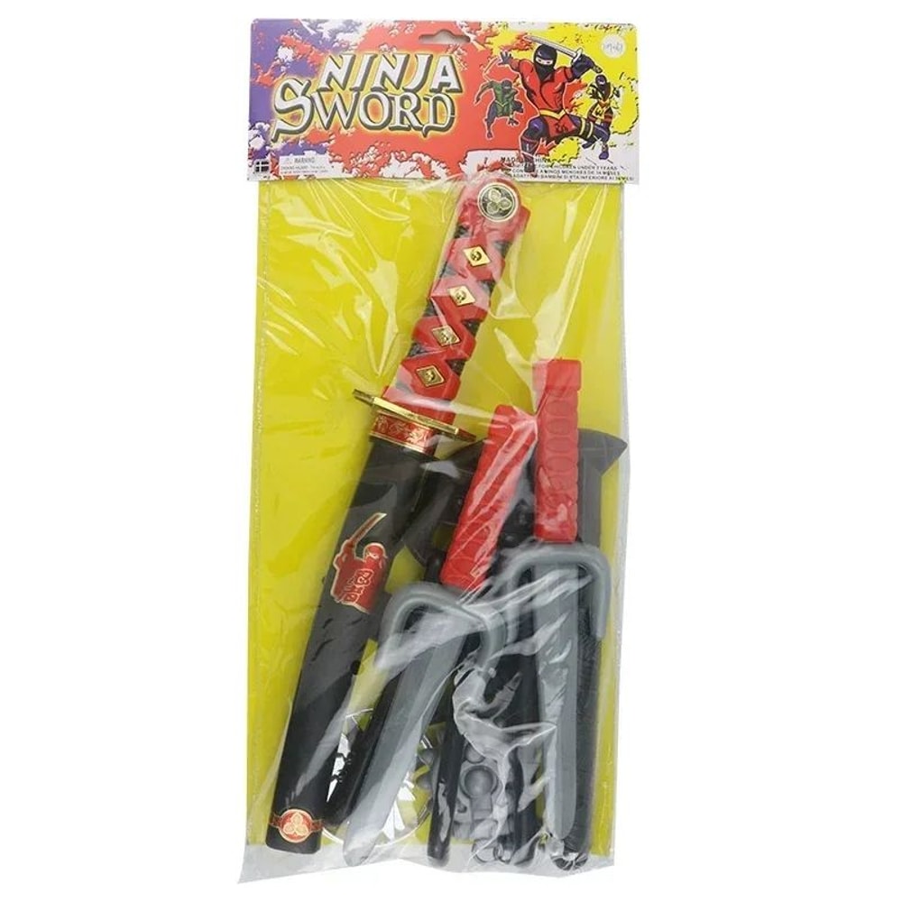 NinjaStrike Kids Ninja Costume Toy Set With Daggers And Darts 3