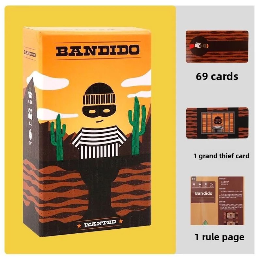 Bandido Bandida Strategy Card And Board Game For 14 Players 4