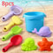 SunnyDig Mini Childrens Beach Toy Set With Large Shovel And Bucket 8