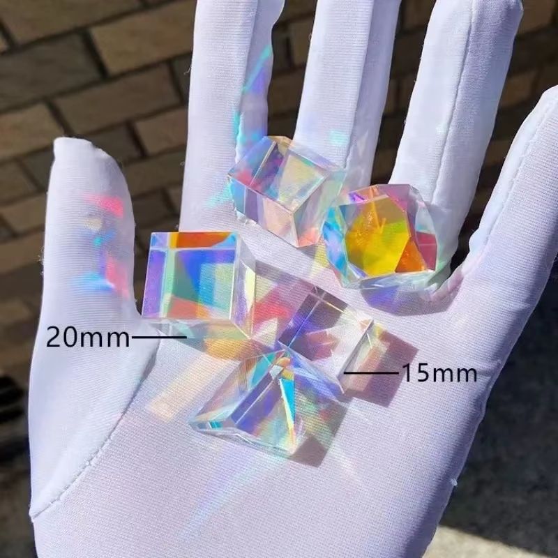OptiMagic Dichroic XCube Prism Educational Optical Glass Toy 3