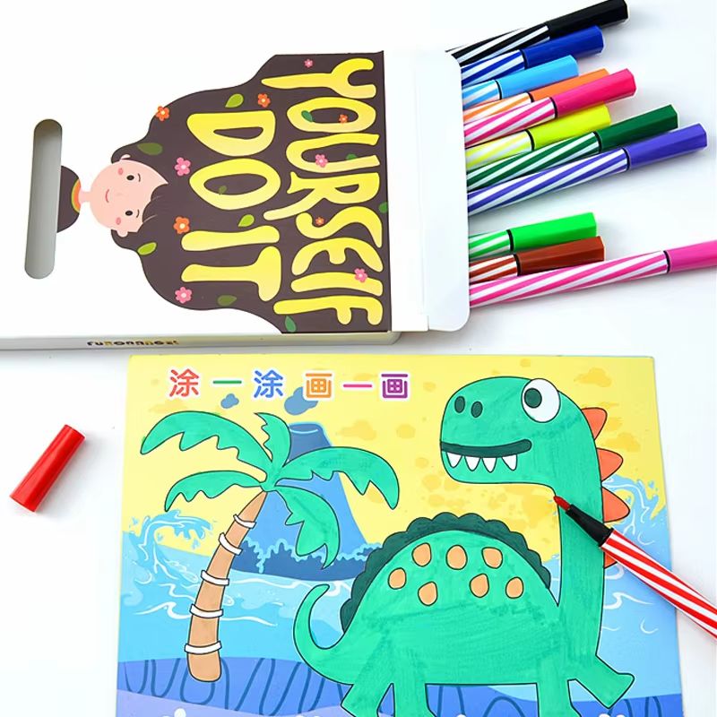 CraftZoo 10Piece 3D EVA Foam Sticker Puzzle Set Cartoon Animal DIY Craft Kit 4