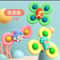 SpinLaugh 3Piece Cartoon Rotating Rattle Toy Set With Suction Cup Base 8