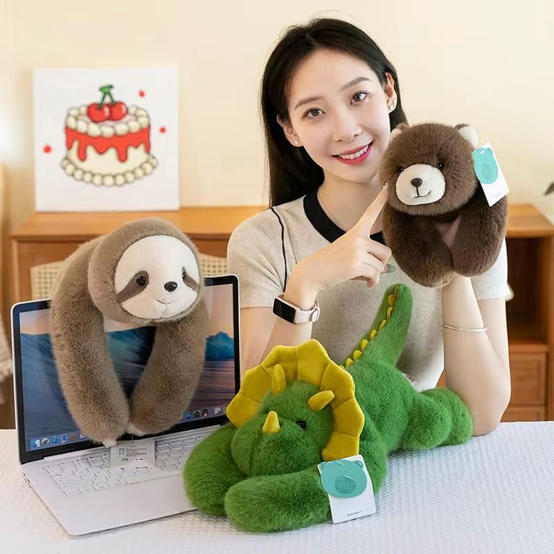 CozyHug Long Arm Weighted Plush Animal Pillow 1
