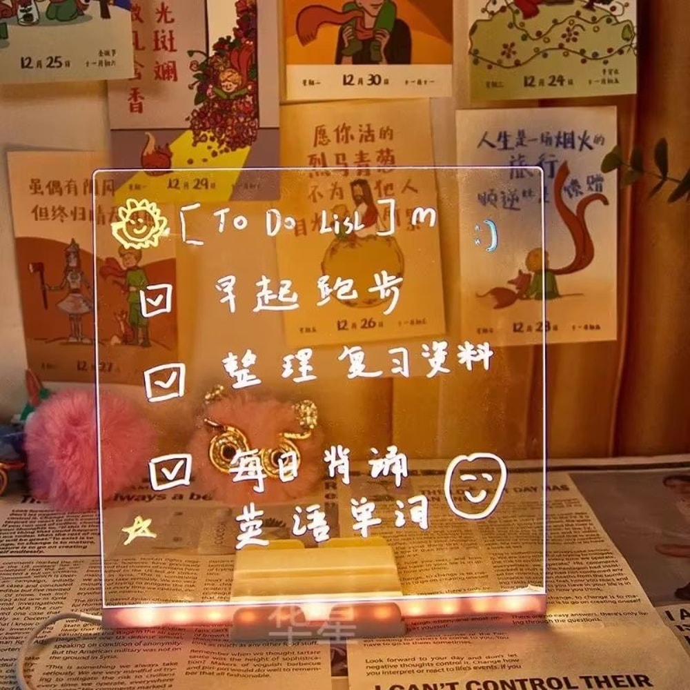 GlowSketch LED Erasable Acrylic Marker Board 4