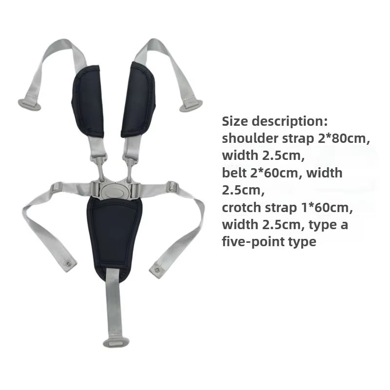 SafeRide 5Point Baby Harness For Strollers And Highchairs 4