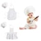 Little Chef Baby Apron And Hat Set 0