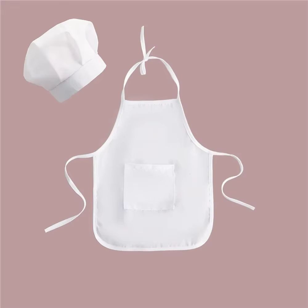 Little Chef Baby Apron And Hat Set 6
