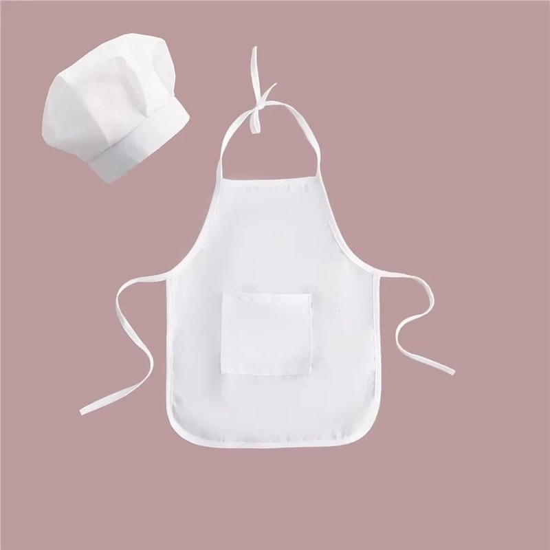Little Chef Baby Apron And Hat Set 6