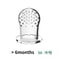 FreshNibble Silicone Baby Fruit Feeder With Protective Cover 12