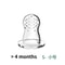 FreshNibble Silicone Baby Fruit Feeder With Protective Cover 6