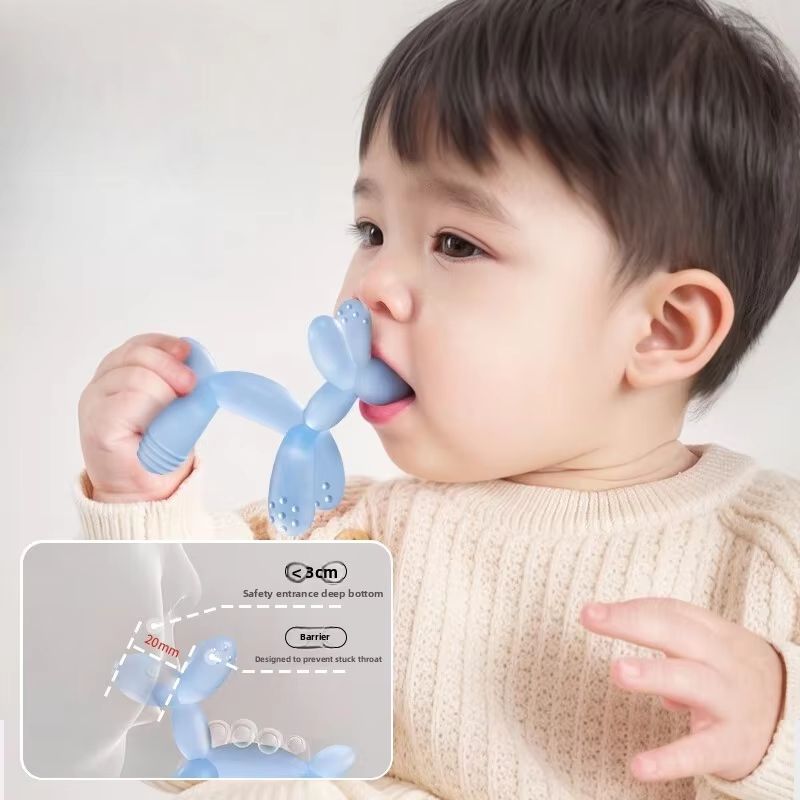 BPA Free Silicone Baby Wrist Hand Teether For Dental Comfort 1