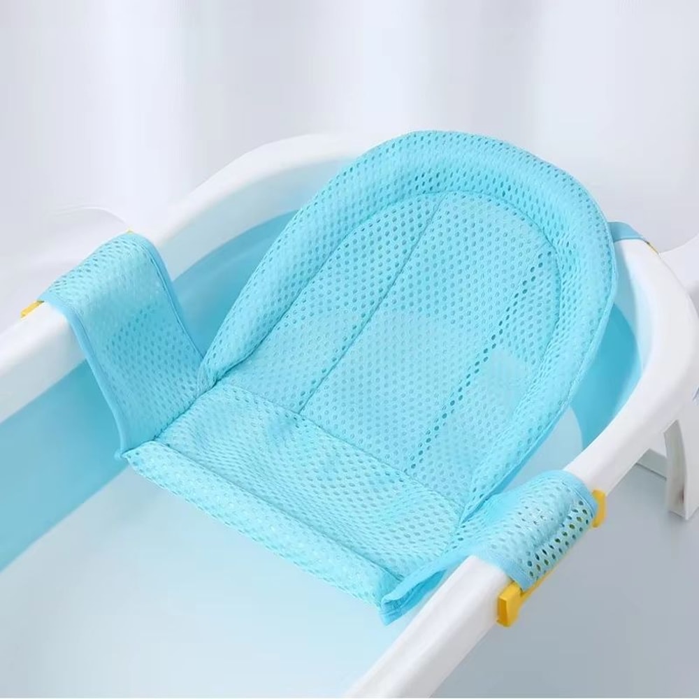 SafeSplash NonSlip Baby Bath Cushion Pad For Newborns And Toddlers 6