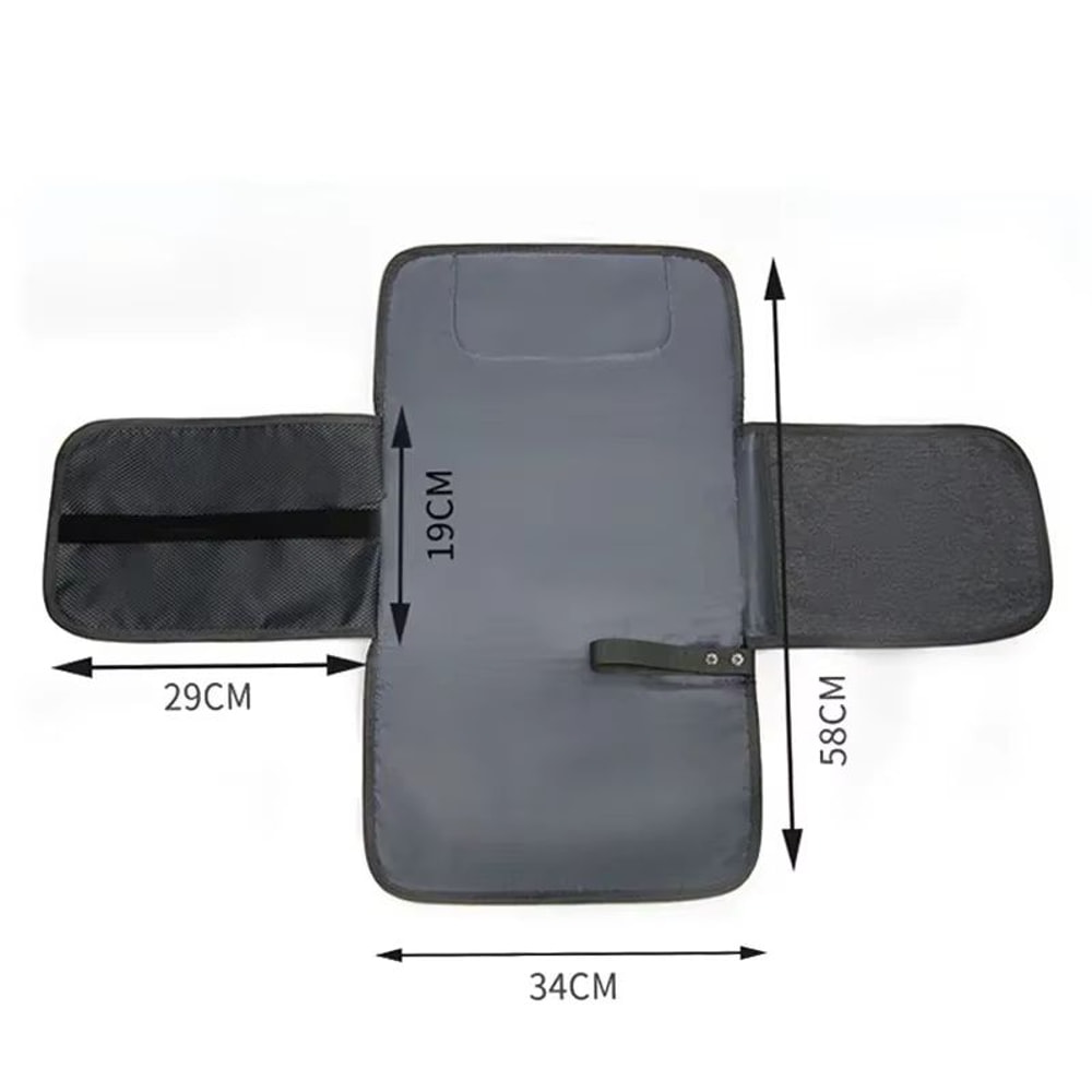 GoCare Portable Waterproof Baby Diaper Changing Pad With Pockets 4