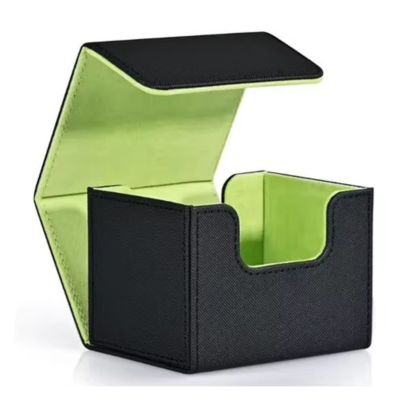 MagnaGuard PU Leather Trading Card Deck Box Fits 100 Sleeved Cards 10