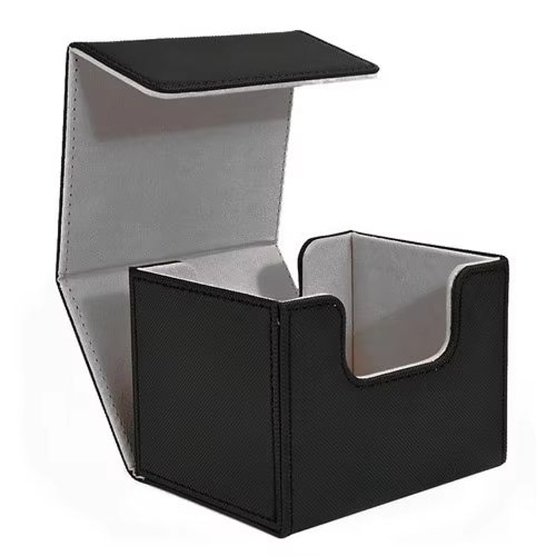 MagnaGuard PU Leather Trading Card Deck Box Fits 100 Sleeved Cards 8