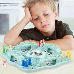 penguin race 3d interactive kids board game – family fun & learning