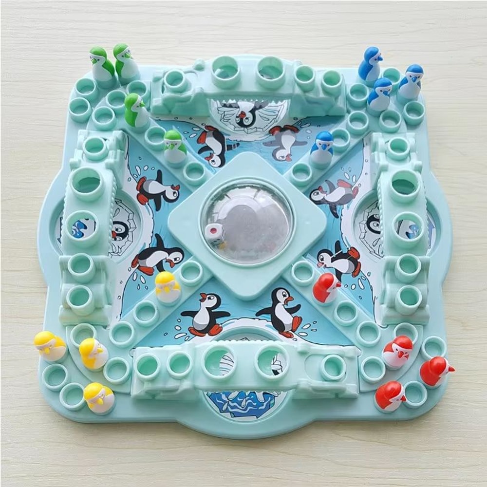 Penguin Race 3D Interactive Kids Board Game Family Fun Learning 1