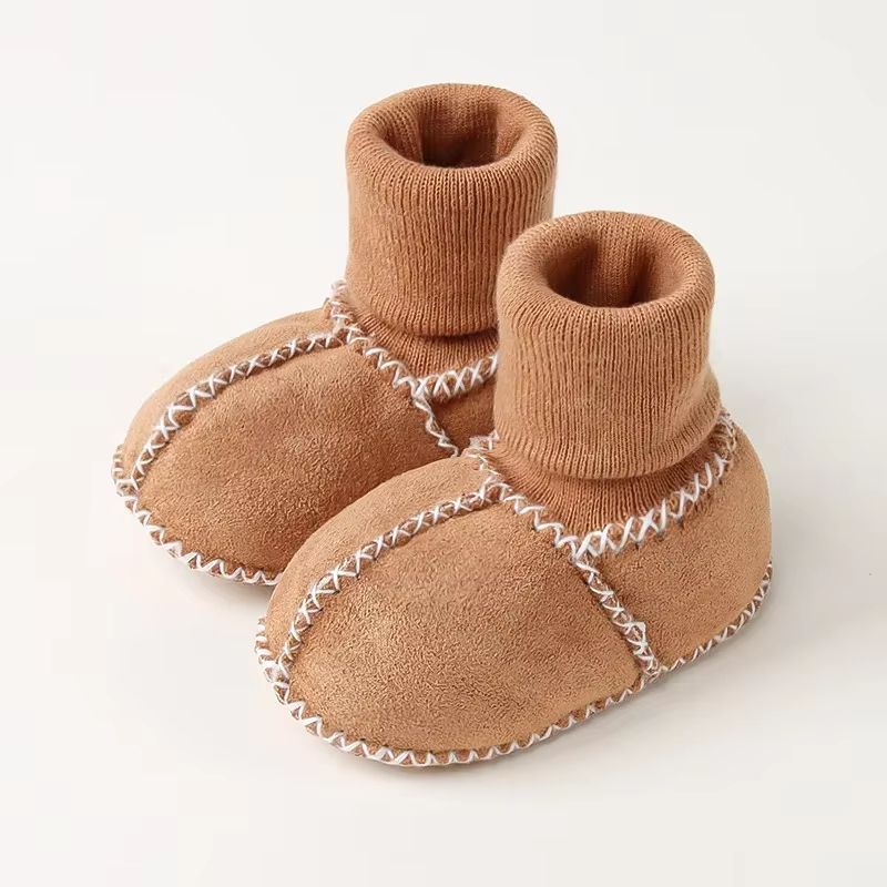 CozyTread FleeceLined Baby Learning Shoes Soft Sole Winter AllSeason Booties 4
